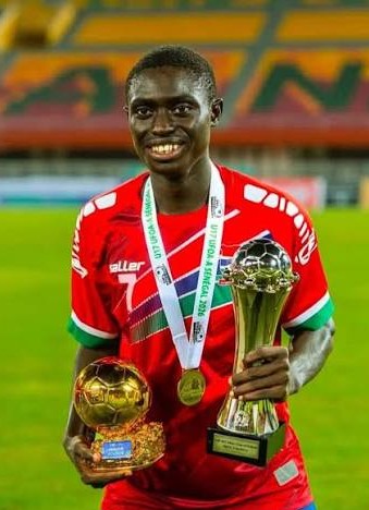 Omar Badjie zum besten Spieler der WAFU-A-U17-Meisterschaft gekürt Cover